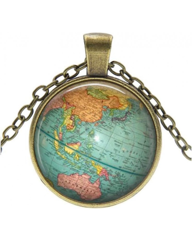 Globe Jewelry, Vintage Globe Pendant , Globe Art Pendant ,Teacher Gift, World Travel Adventurer , World Map Globe Jewelry $5....