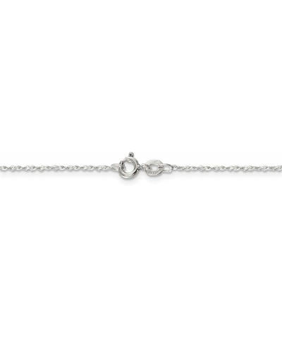 925 Sterling Silver Twisted Polished .5mm Fancy Chain Necklace Spring Ring Jewelry Gifts for Women - Length Options: 16 18 20...