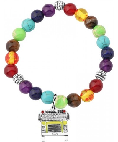 School Bus Driver Appreciation Gifts Bus Driver Charm Bracelet/Necklace Bus Driver Thank You Gift Retirement Gifts Bus Driver...