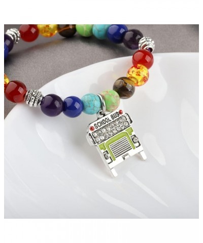 School Bus Driver Appreciation Gifts Bus Driver Charm Bracelet/Necklace Bus Driver Thank You Gift Retirement Gifts Bus Driver...