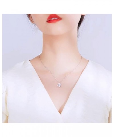 Dainty Rotatable CZ Windmill Charm Pendant Choker Necklace for Women Girls Delicate Link Chain Personalized Statement Necklac...