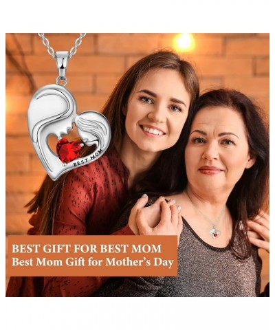 Mother's Day Gifts for Mom, Best Mom Jewelry Gift, Mother Necklace Gift, Jewelry for Mother, S925 Sterling Silver Mom Necklac...