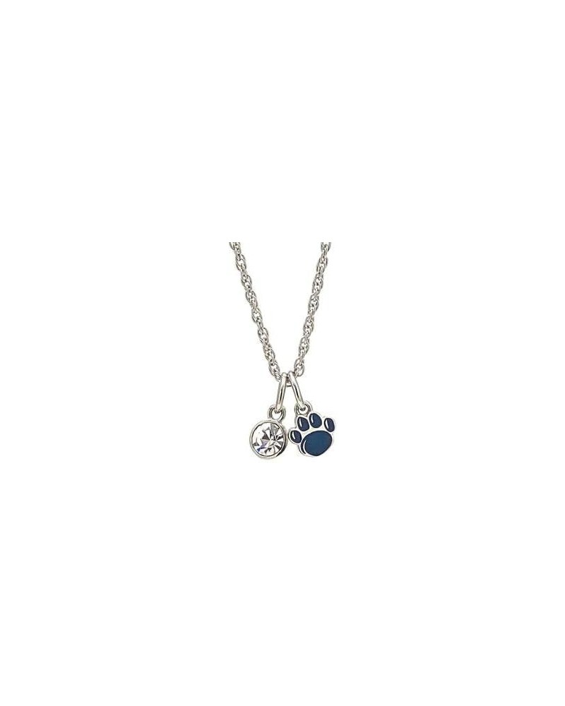 Penn State Jewelry Necklace for Women 6 - Penn State - Paw Necklace with Crystal $12.04 Necklaces