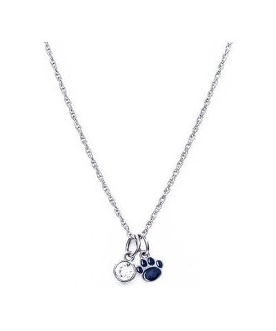 Penn State Jewelry Necklace for Women 6 - Penn State - Paw Necklace with Crystal $12.04 Necklaces