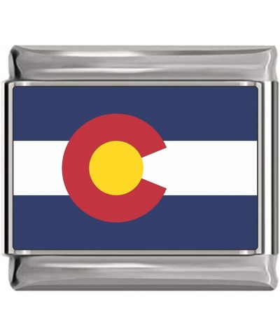 New Charms State Flag Photo Italian Charm Charm - US States Colorado $7.77 Bracelets