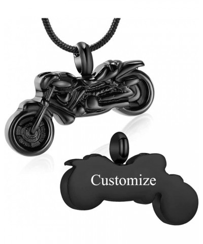 Motorcycle Cremation Jewelry Memorial Urn Necklace for Ashes Holder Funeral Keepsake Jewelry for Loved Ones Customize $12.11 ...