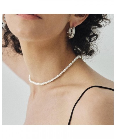 Natural Freshwater Pearl Everyday Choker 13.5 Inch $11.28 Necklaces