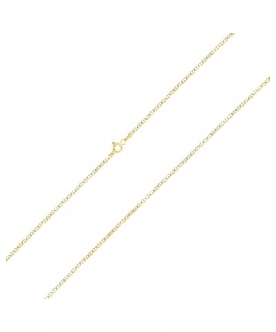 10k Yellow Gold Solid 2mm Anchor Mariner Link Chain Pendant Necklace, Womens Mens Jewelry 16" 18" 20" 22" 24" 26 20 $54.60 Ne...