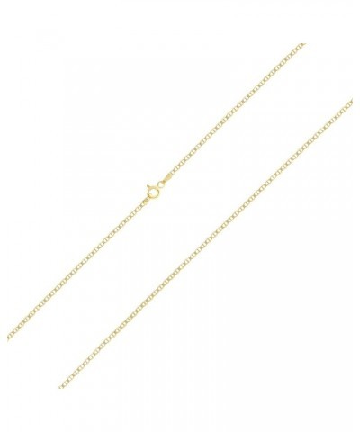 10k Yellow Gold Solid 2mm Anchor Mariner Link Chain Pendant Necklace, Womens Mens Jewelry 16" 18" 20" 22" 24" 26 20 $54.60 Ne...