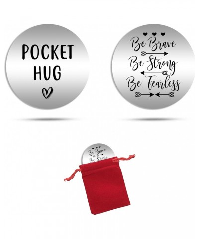 Be Strong Be Brave Be Fearless Pocket Hug Token Long Distance Relationship Keepsake Stainless Steel Double Sided Inspirationa...