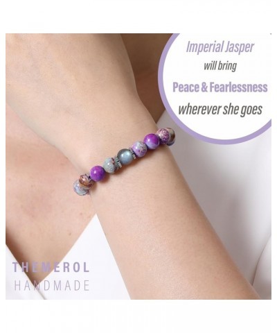 Natural Gemstone Bracelet Gifts for Daughter Mom Sister Niece Aunt Wife Girlfriend Grandma "Granddaughter $11.79 Bracelets