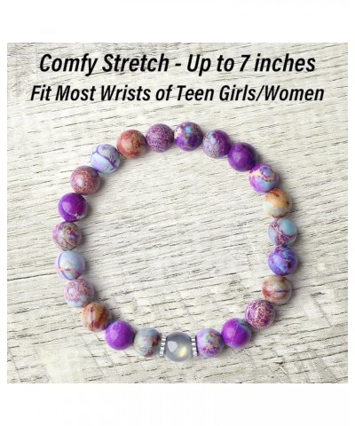 Natural Gemstone Bracelet Gifts for Daughter Mom Sister Niece Aunt Wife Girlfriend Grandma "Granddaughter $11.79 Bracelets