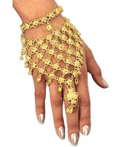 AK-Trading Indian Bollywood Style Exotic Jingle Slave Bracelet - Gold $13.41 Bracelets