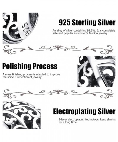 Initial Letter 925 Sterling Silver A-Z Bracelet Charms Alphabet Charms for Pandora Bracelets Beads DIY Necklace Anklet Bead C...