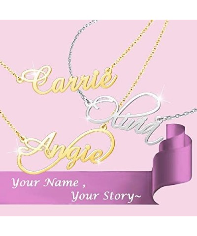 Custom Name Necklaces for Women Sterling Silver Personalized Jewelry Trina $17.10 Necklaces