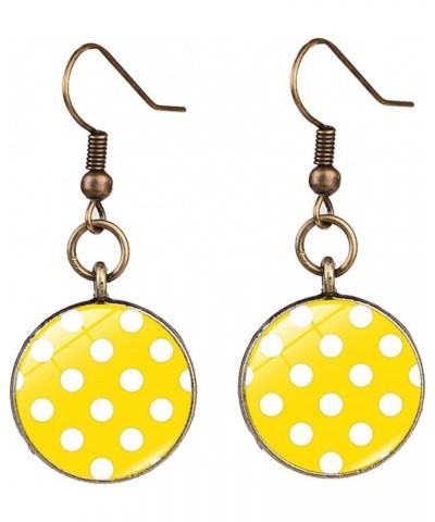 Polka Dot Earrings for Women Colorful Spot Earrings Geometric Circle Earrings Retro Dot Earrings Birthday Party Gift for Girl...