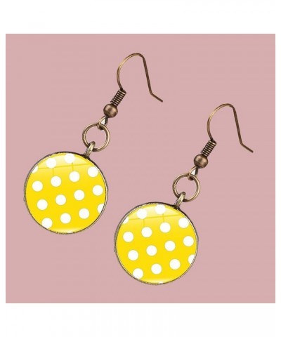 Polka Dot Earrings for Women Colorful Spot Earrings Geometric Circle Earrings Retro Dot Earrings Birthday Party Gift for Girl...