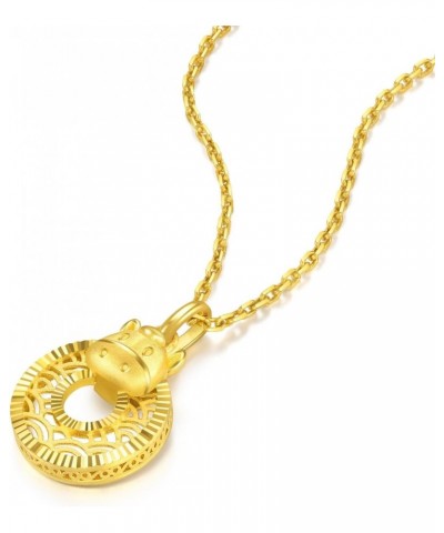 999 24K Solid Gold Price-by-Weight 2.62g Gold Zodiac Animal Horse Pendant for Women 94415P | [Not Include the Necklace] $97.0...