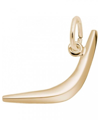 Boomerang Charm, Gold Plated Silver $12.98 Bracelets