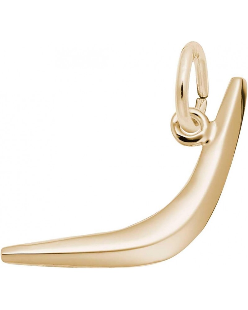 Boomerang Charm, Gold Plated Silver $12.98 Bracelets