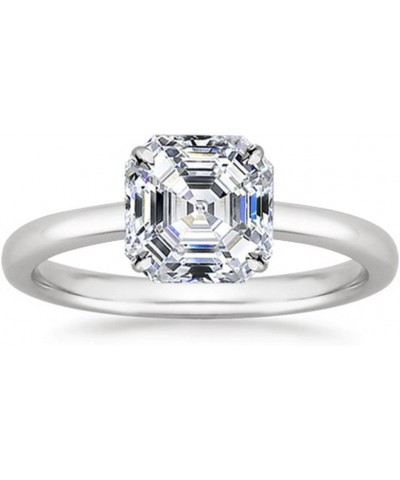 0.5 Carat to 1.5 Carat Lab Grown IGI Certified Solitaire Diamond Engagement Ring (G-H Color SI1-SI2 Clarity) 4.5 1.5 Carat Wh...