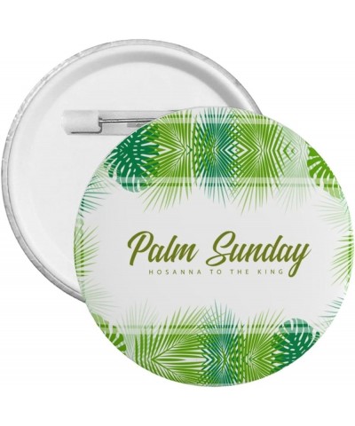 Palm Sunday Round Button Badge Chest Pins Brooch Lapel Pins For Hats Backpacks Clothing Decoration Gift 5 PCS Large $10.44 Br...