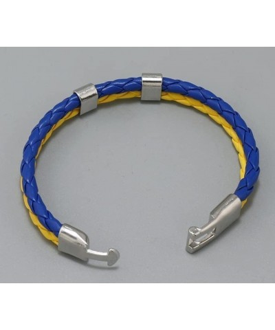 Support Ukraine Unisex Multilayer Leather Bracelet $11.18 Bracelets