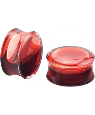 2Pcs Acrylic Red Liquid Blood Double Flare Ear Tunnels Expander Plugs Stretcher Gauge 0g-5/8 Gauge: 9/16"(14mm) $7.79 Body Je...