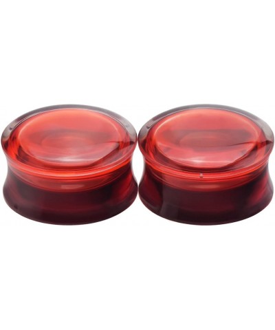 2Pcs Acrylic Red Liquid Blood Double Flare Ear Tunnels Expander Plugs Stretcher Gauge 0g-5/8 Gauge: 9/16"(14mm) $7.79 Body Je...