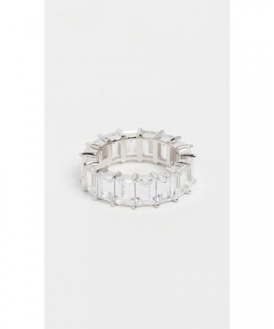 Women's Baguette Eternity Band $44.29 Rings