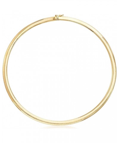 Italian 6mm 18kt Yellow Gold Omega Necklace 18 Inches $1.00 Necklaces