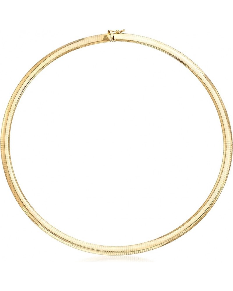 Italian 6mm 18kt Yellow Gold Omega Necklace 18 Inches $1.00 Necklaces