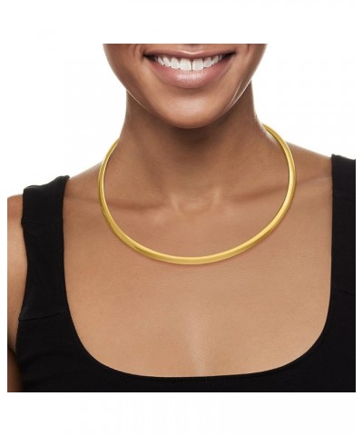 Italian 6mm 18kt Yellow Gold Omega Necklace 18 Inches $1.00 Necklaces