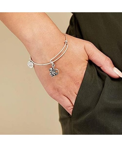 Animal Guide Expandable Bangle for Women Rafaelian Silver Finish $22.23 Bracelets