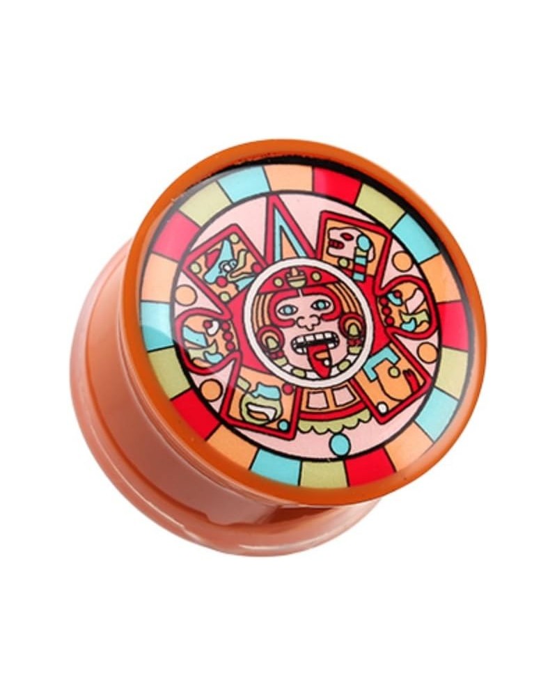 Chromatic Mayan Calendar Single Flared WildKlass Ear Gauge Plug (Sold as Pairs) 2 GA $11.75 Body Jewelry