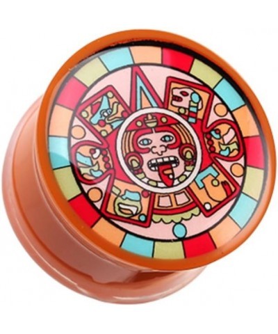 Chromatic Mayan Calendar Single Flared WildKlass Ear Gauge Plug (Sold as Pairs) 2 GA $11.75 Body Jewelry