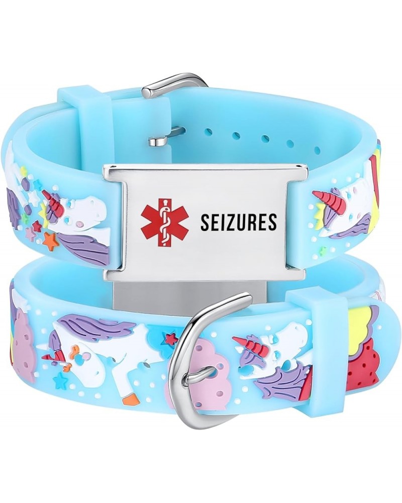 cartoon medical alert id bracelets Parents gift to Son, daughter, brother, sister RHINOCEROS seizures $12.53 Bracelets