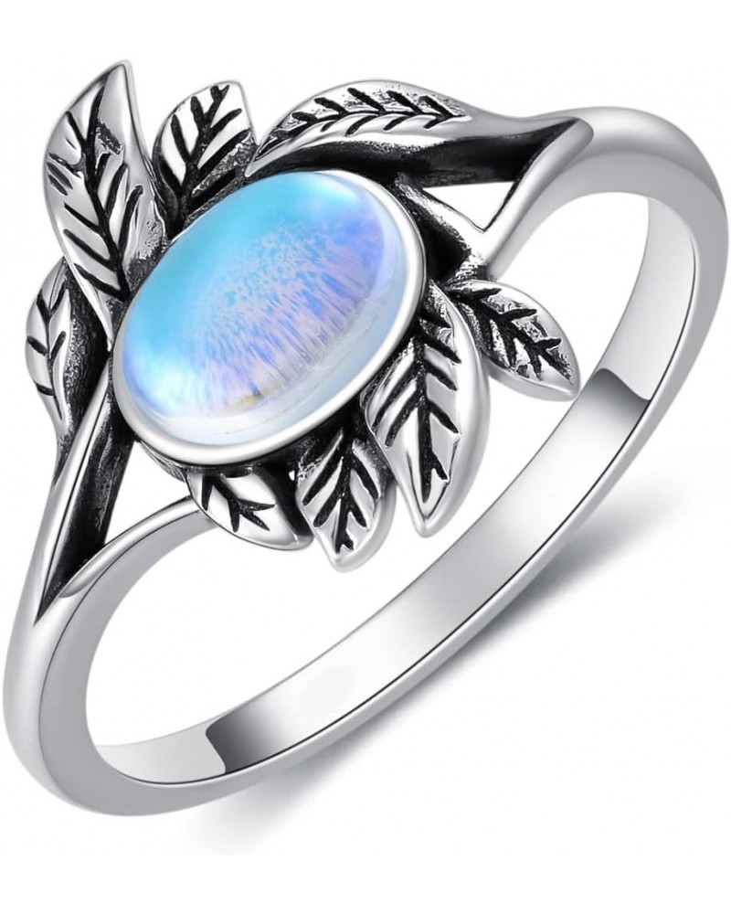 Witches Knot Ring Sterling Silver Celtic Witch Knot Ring Witches Knot Jewelry Gifts for Women S-Leaf&Eye $10.87 Others