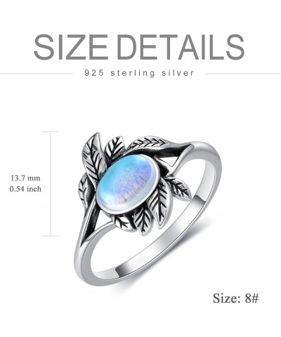 Witches Knot Ring Sterling Silver Celtic Witch Knot Ring Witches Knot Jewelry Gifts for Women S-Leaf&Eye $10.87 Others