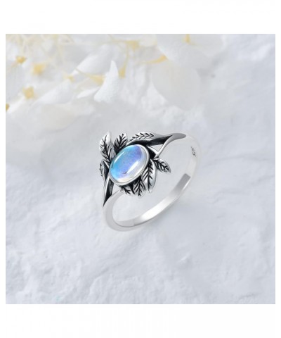 Witches Knot Ring Sterling Silver Celtic Witch Knot Ring Witches Knot Jewelry Gifts for Women S-Leaf&Eye $10.87 Others