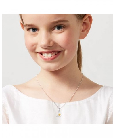 Initial Necklaces for Girls Alphabet Silver Necklace for Teens Gold Sunflower Simple Necklace for Women X $7.60 Necklaces