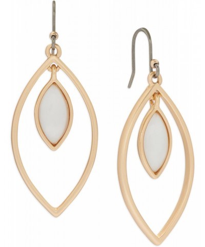 Movement Mother Pearl Drop Earring, Gold, One Size $12.76 Earrings