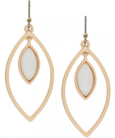 Movement Mother Pearl Drop Earring, Gold, One Size $12.76 Earrings