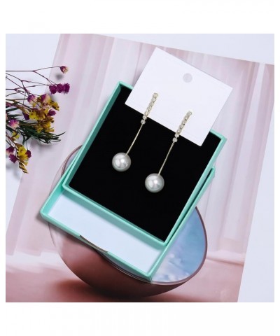 Pearl Drop Earrings for Women Big Pearl Drop Dangle Earrings Freshwater Pearl Jewelry Bride Earrings for Women Girls Box Pack...