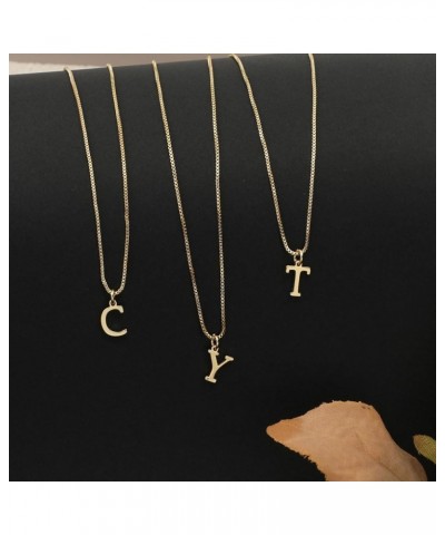 Gold Initial Necklaces for Women, Gold Plated Letter Necklace for Girls, Dainty A-Z Pendant Choker Necklace K-Gold $8.09 Neck...