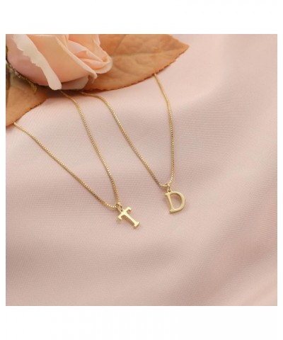 Gold Initial Necklaces for Women, Gold Plated Letter Necklace for Girls, Dainty A-Z Pendant Choker Necklace K-Gold $8.09 Neck...