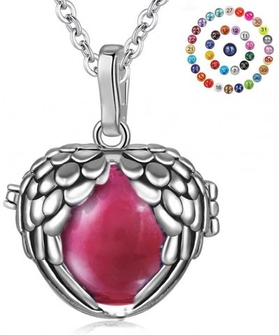 18mm Angel&wings Cage Harmony Ball Musical Pendant Angel Caller Women Necklace For Baby Jewelry Gift Style 8 $10.25 Necklaces