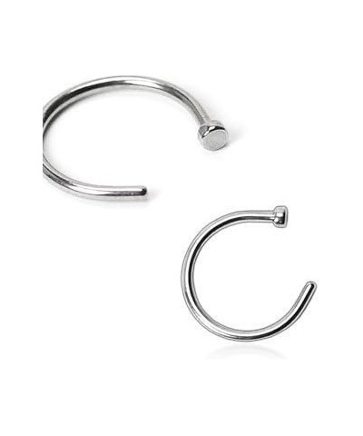 316L Surgical Steel 20G Nose Ring Hoop for Women Men Nose Hoops Rings 6mm Cartilage Earrings Hoop Helix Lip Nose Piercing Jew...