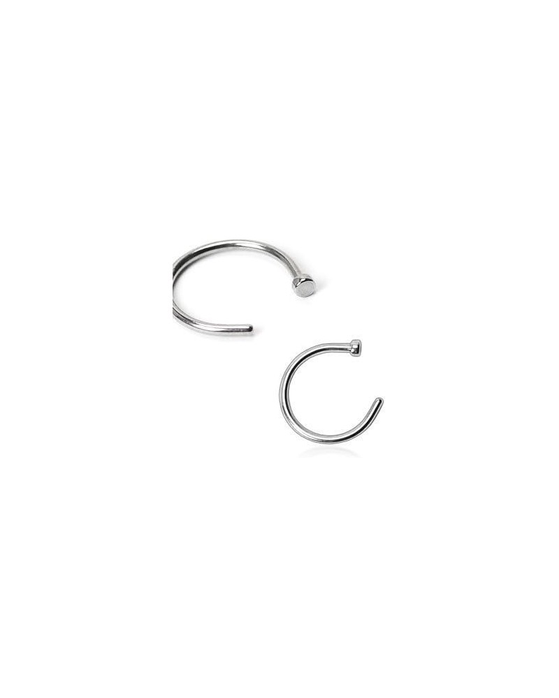 316L Surgical Steel 20G Nose Ring Hoop for Women Men Nose Hoops Rings 6mm Cartilage Earrings Hoop Helix Lip Nose Piercing Jew...