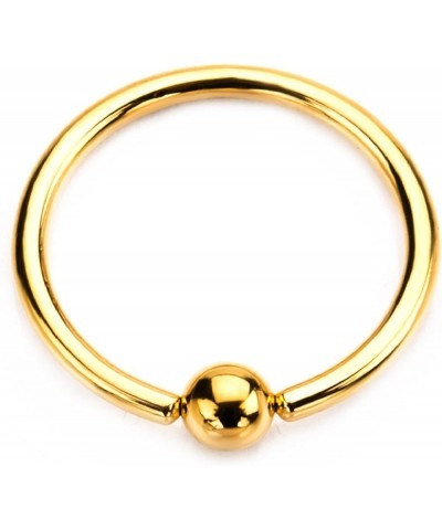 Gold PVD Plated WildKlass Captive Bead Rings 18g 3/8 $8.00 Body Jewelry